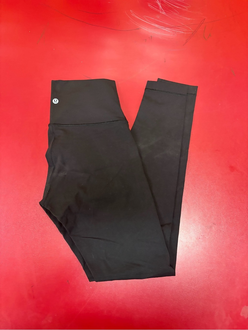 lululemon athletica Kids' Black Leggings with Logo